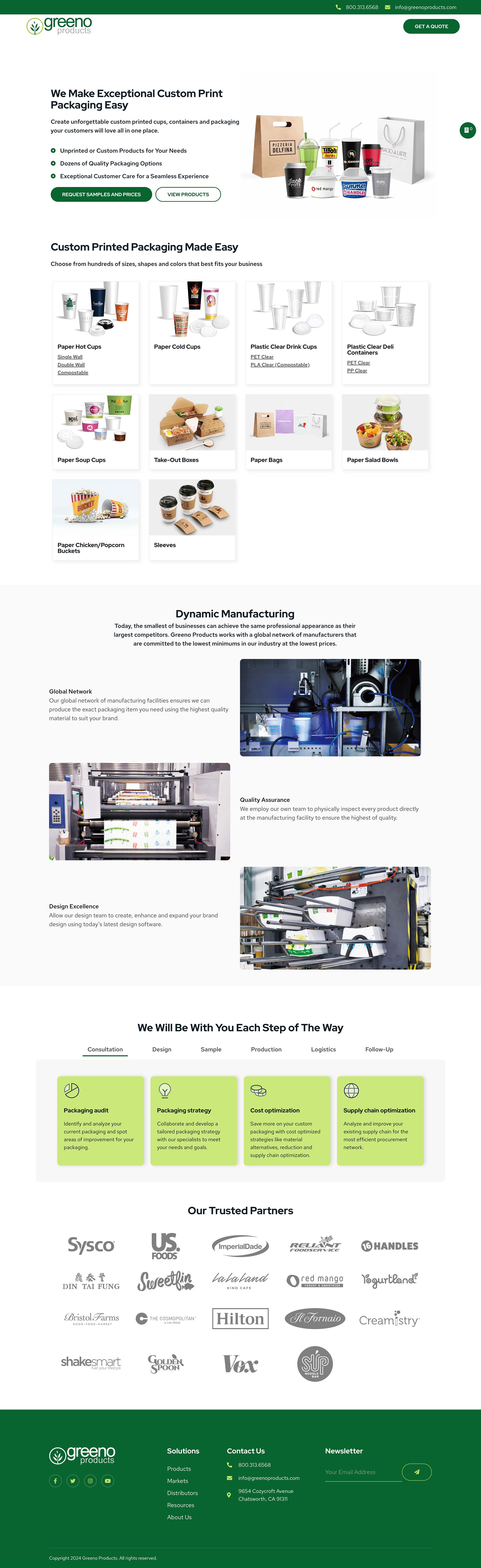 Creating a New Website for a Leading Supplier of Custom Printed Packaging in the Food and Beverage Industry